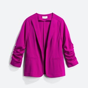 Skies are Blue Raja Knit Collarless Blazer